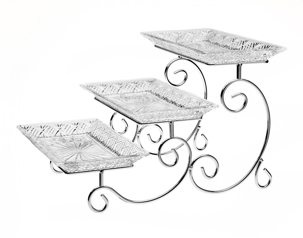Crystal Serving Trays and Platters Heart of the Home Kitchen