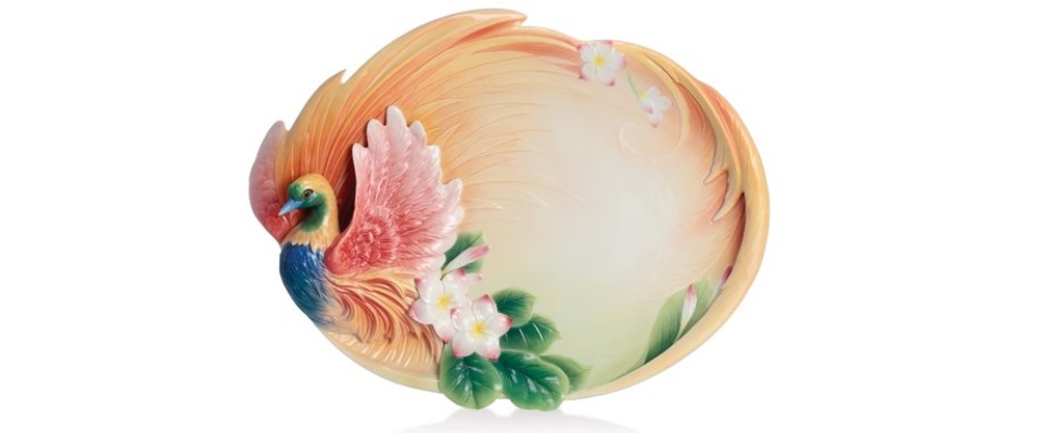 Beautiful Franz Porcelain Trays - Heart of the Home Kitchen