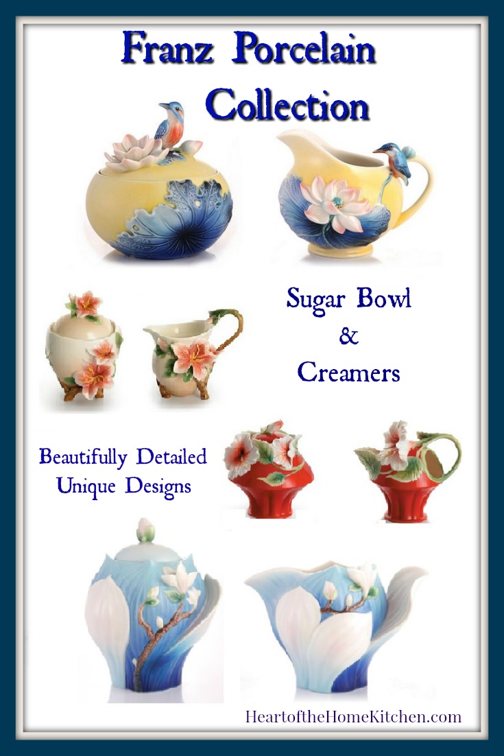 Franz Sugar Bowls and Creamer Sets