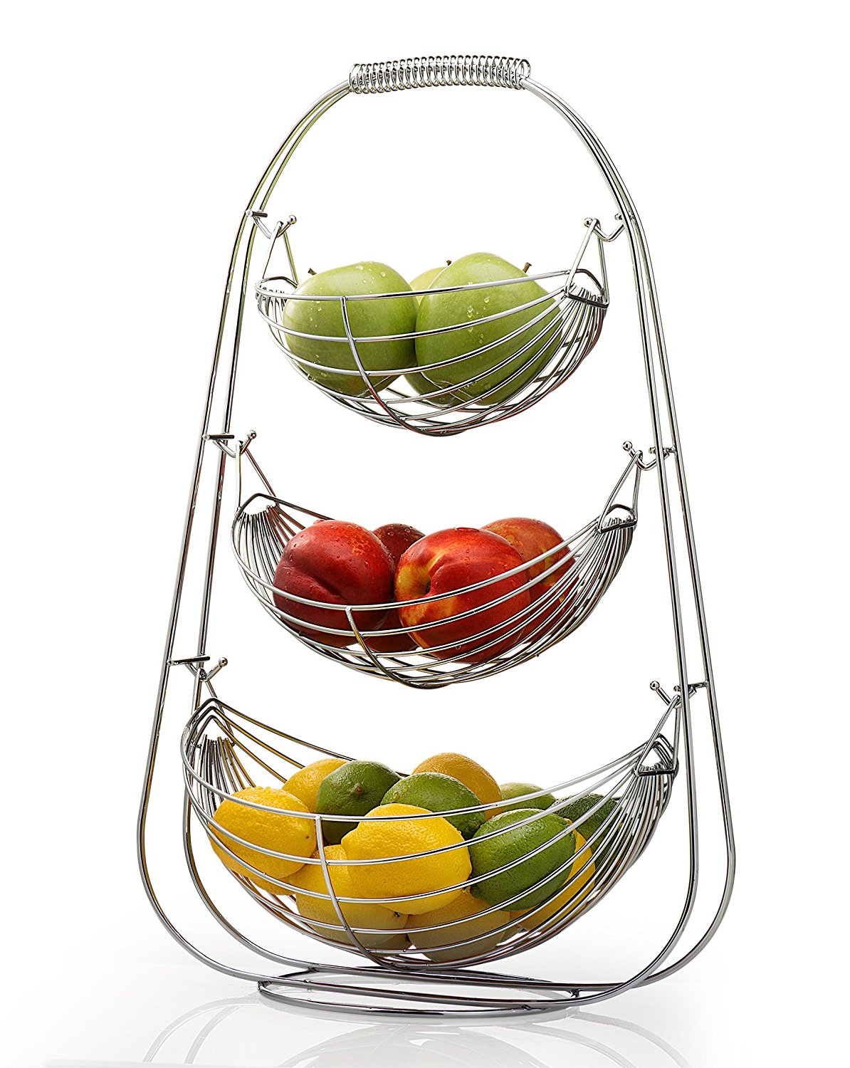 Stainless Steel Tiered Fruit Baskets